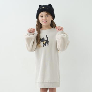 トドラー キャットワンピース