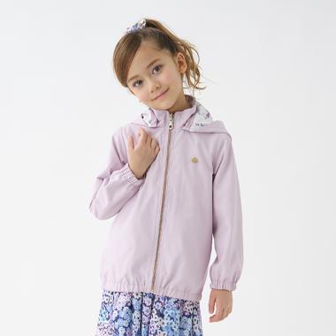 トドラー フローラルリバーシブルウィンドブレーカー