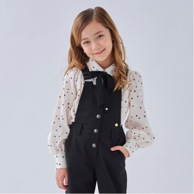 トドラー ボウタイブラウス