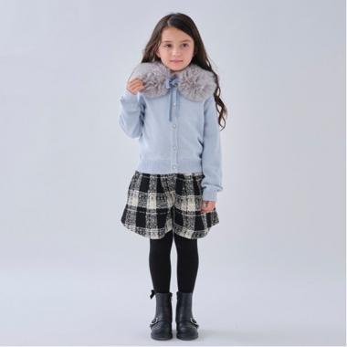 トドラー ツイードキュロットスカート