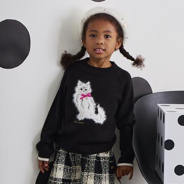 トドラー キャットセーター