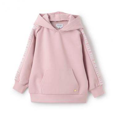 トドラー ロゴラインフーディ