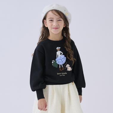 トドラー ショッピングガールセーター