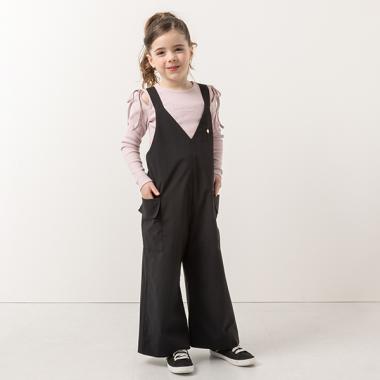 トドラー サイドポケットサロペット