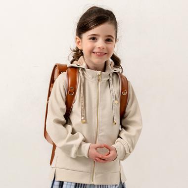 トドラー ラメダンボールニットパーカ