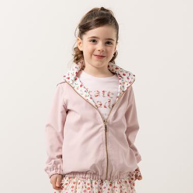 トドラー フラワーリバーシブルウィンドブレーカー