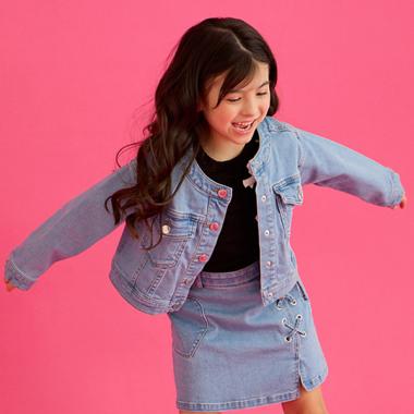 トドラー レースアップデニムジャケット