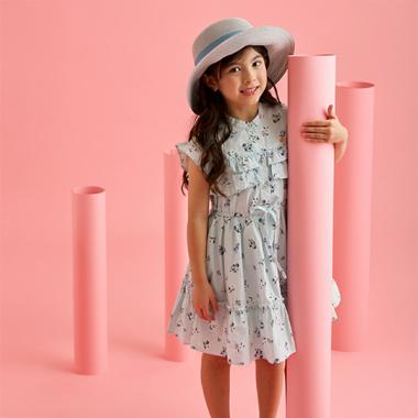 トドラー スプリングブーケワンピース