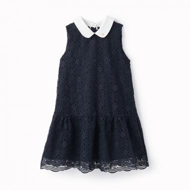 トドラー スペードフラワーレースワンピース
