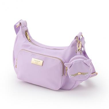 キャットポーチつきクロスボディバッグ