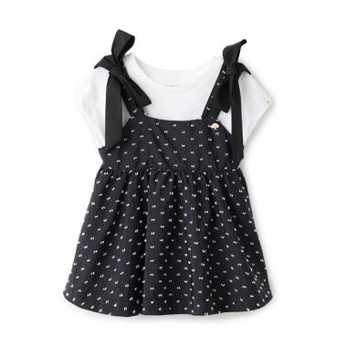 トドラー ボウドビーチュニック&Tシャツセット