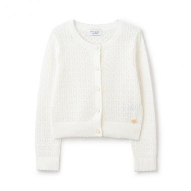 トドラー アイレットカーディガン