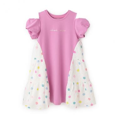 トドラー ウォーターカラードットワンピース