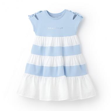 トドラー 切り替えティアードワンピース