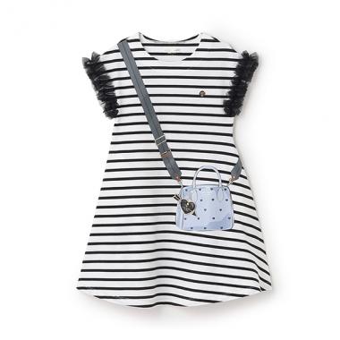 トドラー トロンプルイユハートバッグワンピース