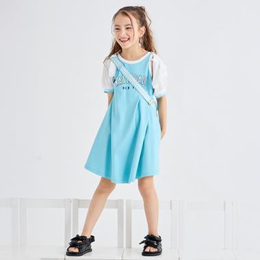 トドラー クロップドパーカ&ワンピースセット