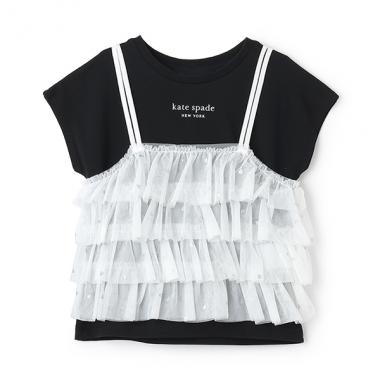 トドラー チュールビスチェ&Tシャツセット