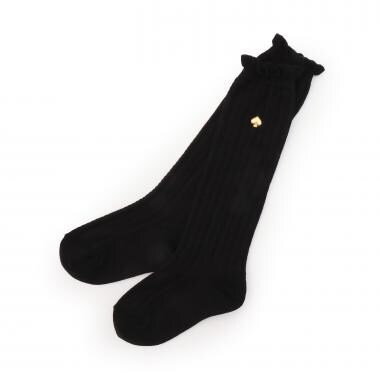 透かし編みハイソックス