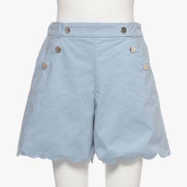 ガールズ  スカラップヘムキュロット