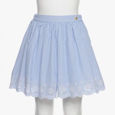 ガールズ エンブロイダリーヘムキュロット