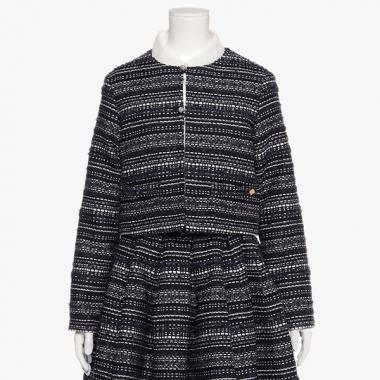 ガールズ  ミックスツイードジャケット