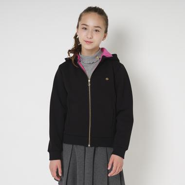 ジュニア ダブルニットジップパーカ