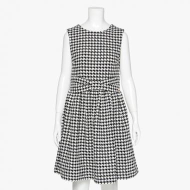 ジュニア ハウンドトゥースワンピース