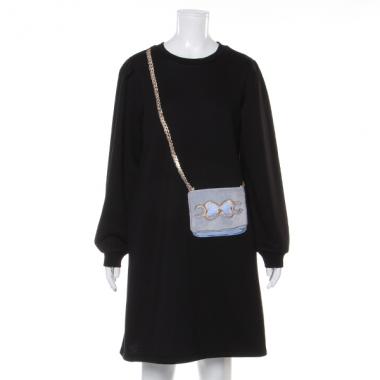 ガールズ トロンプルイユバッグワンピース