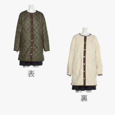 ジュニア リバーシブルキルトジャケット