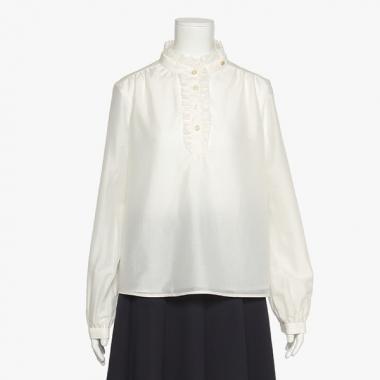 ガールズ ラッフルシフォンブラウス
