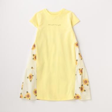 ガールズ サンフラワードッキングワンピース
