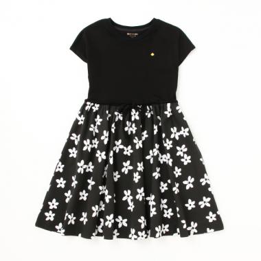 ガールズ フローラルドッキングワンピース