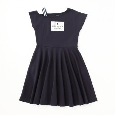 ガールズ ワンショルダーロゴワンピース