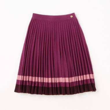 ガールズ トリカラーニットスカート
