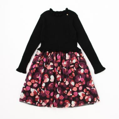 ガールズ ワンダフルフローラルドッキングワンピース