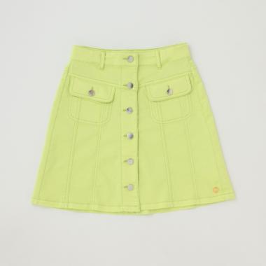 フロントポケットデニムスカート