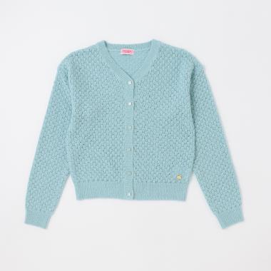 ガールズ ドロップショルダーカーディガン