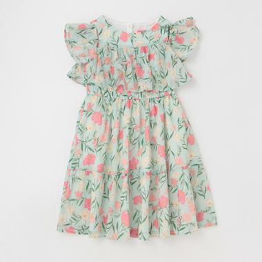 ガールズ チューリップオフショルダーワンピース