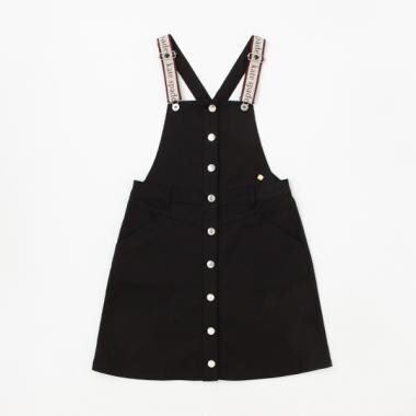 ガールズ ロゴベルトジャンパースカート