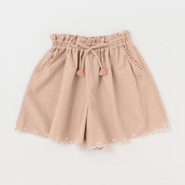 ガールズ エンブロイダリーキュロットスカート