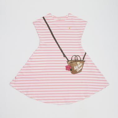 ガールズ トロンプルイユストローバスケットワンピース