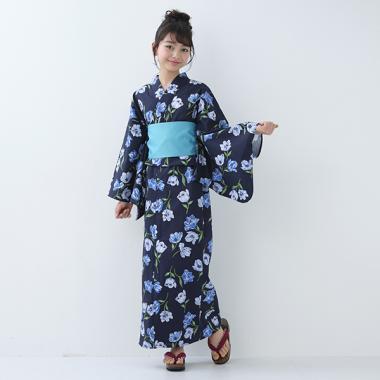 ガールズ フローラル浴衣