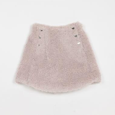 ガールズ ボアキュロットスカート