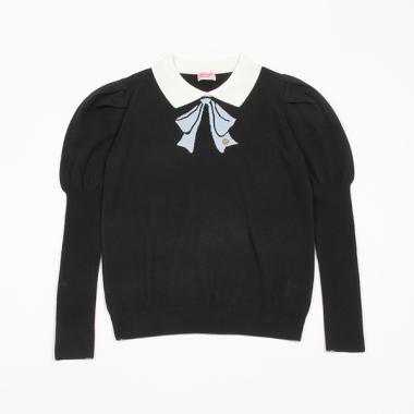 ガールズ 衿つきボウセーター
