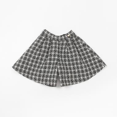 ガールズ ツイードキュロットスカート