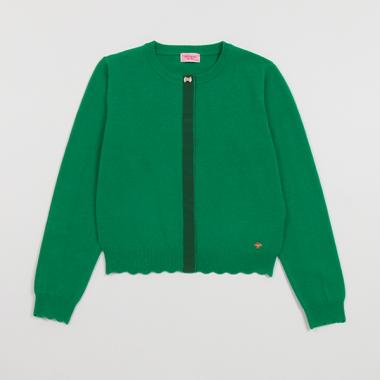 ガールズ ボウビジューカーディガン