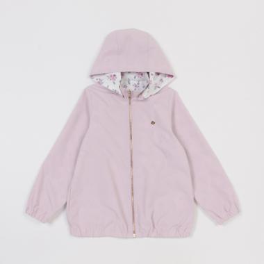 ガールズ フローラルリバーシブルウィンドブレーカー