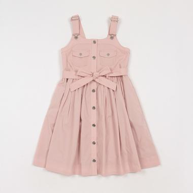 ガールズ 前開きジャンパースカート