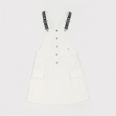 ガールズ ロゴベルトジャンパースカート