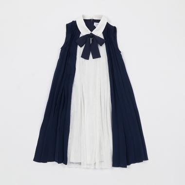 ガールズ プリーツAラインワンピース
